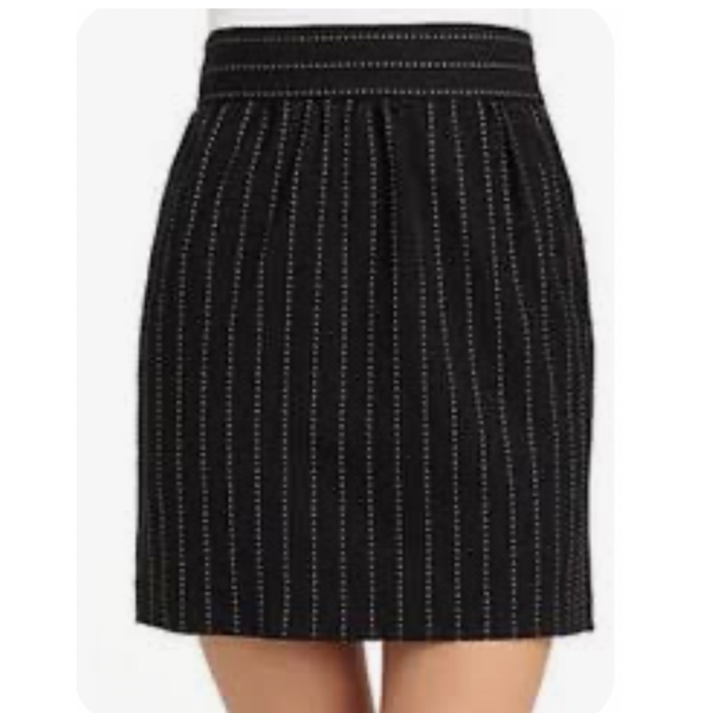 Alice + Olivia Pinstripe Mini Shirt